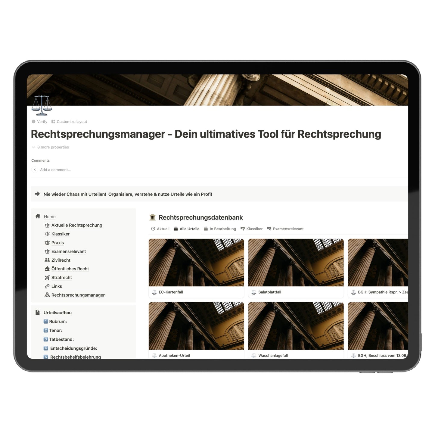 Rechtsprechungsmanager