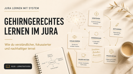 Gehirngerechtes Lernen im Jura: Wie du verständlicher, fokussierter und nachhaltiger lernst