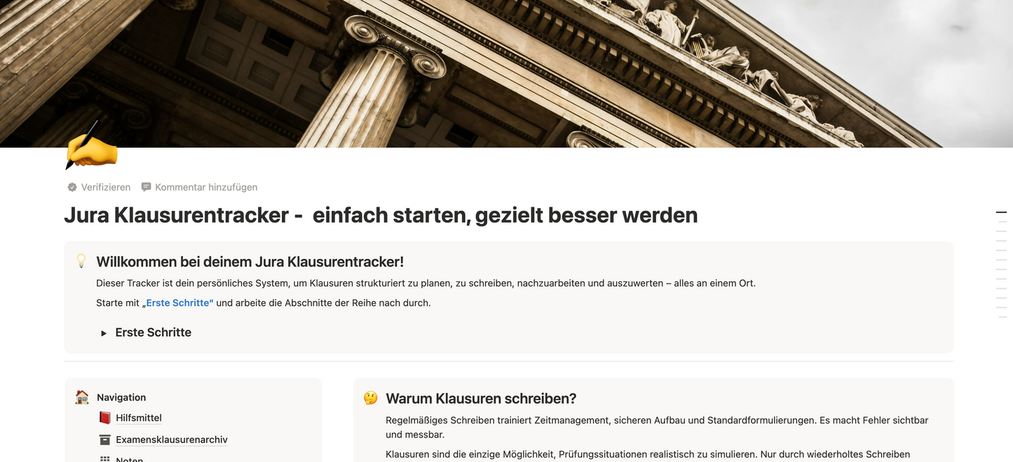 Jura Klausurentracker